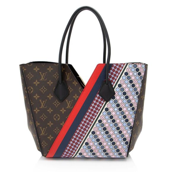 Louis Vuitton Monogram Canvas Calf Leather Kimono Tote - Picture 3 of 15